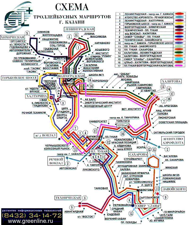 Карта троллейбусов новосибирск